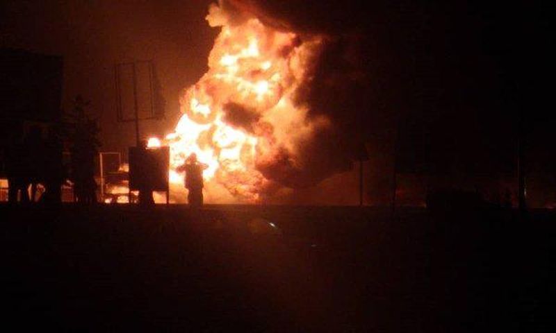 3 fuel tankers burst into flames at Buipe