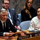 King Philippe of Belgium speaks at a Security Council meeting of the United Nations