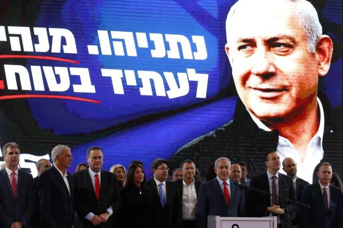 Netanyahu goes into Monday's poll battling for his political survival