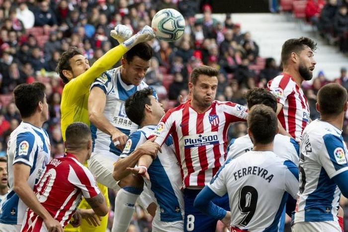 Spanish la Liga match between Atletico Madrid aand Espanyol this week