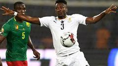 Gyan at the 2019 AFCON