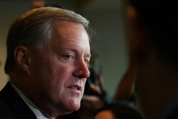 North Carolina representative Mark Meadows (pictured November 2019) has been appointed US President Donald Trump's new Chief of Staff