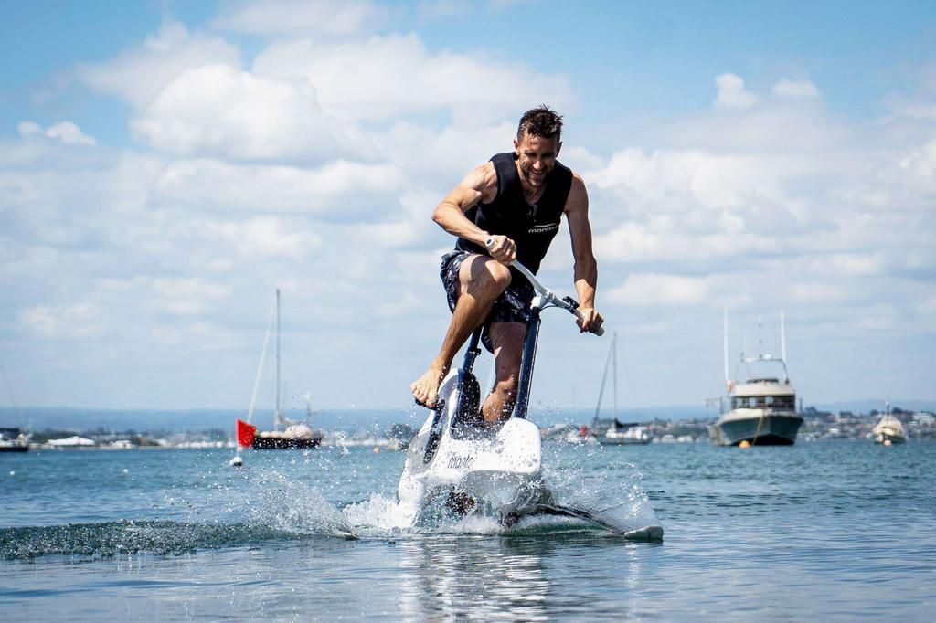 You Can Actually Cycle on Water With This E-Bike