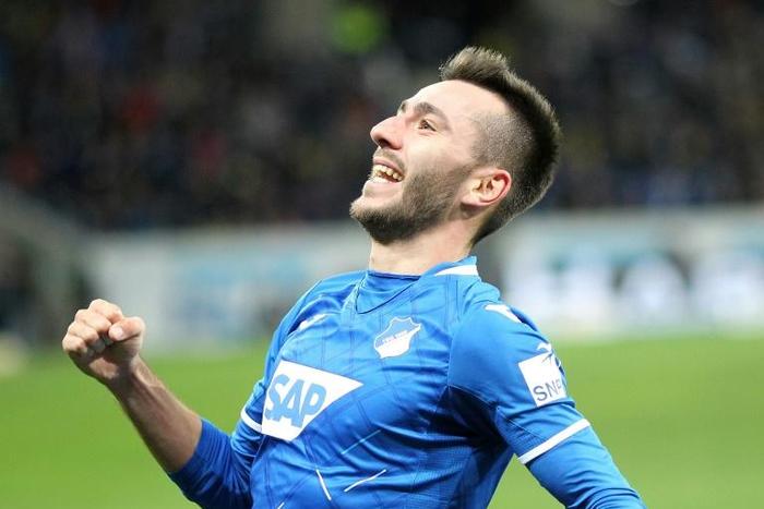 Hoffenheim's Armenia winger Sargis Adamyan started the comeback with his fourth goal of the season
