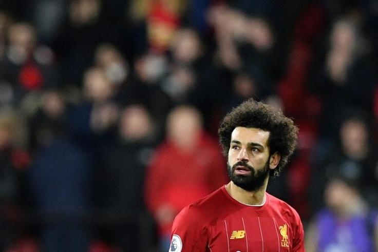 Mohamed Salah reacts at the final whistle after Liverpool's 3-0 defeat at Watford