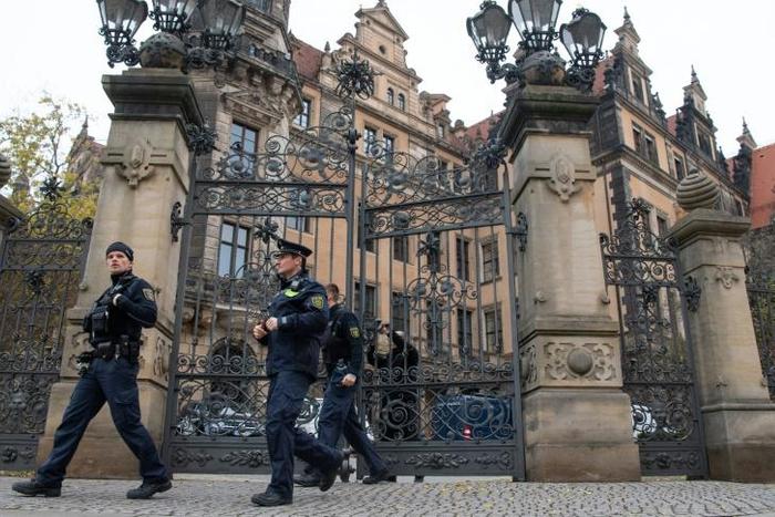The thieves launched their audacious raid on the museum in the early hours of Monday morning, instigating a partial powercut before breaking through a window protected by iron bars 