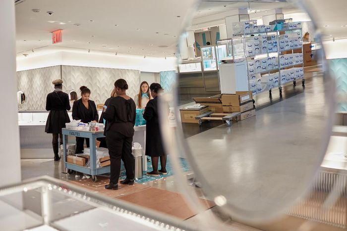 Moving Day at Tiffany, With (Many) Watchful Eyes