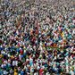 Police said some 10,000 Muslims gathered in an open field in Raipur town in southern Bangladesh to pray "healing verses" from the Koran to rid the country of the deadly novel coronavirus