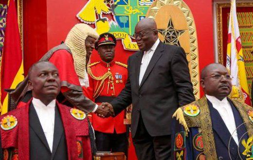 President Akufo-Addo in Parliament