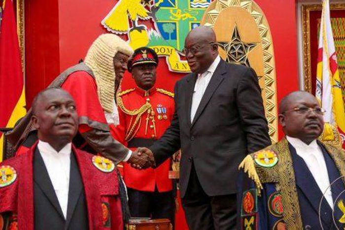 President Akufo-Addo in Parliament