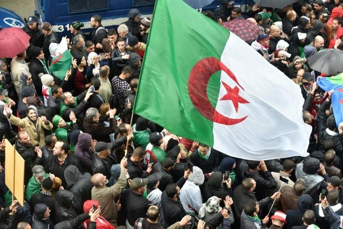Algerian protesters rally to reiterate their opposition to the December presidential election which they say will keep Bouteflika-era politicians in power