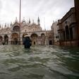 Venice's mayor ordered St Mark's quared closed as the latest sea surge peaking at 1.54 metres (five feet) struck just before midday