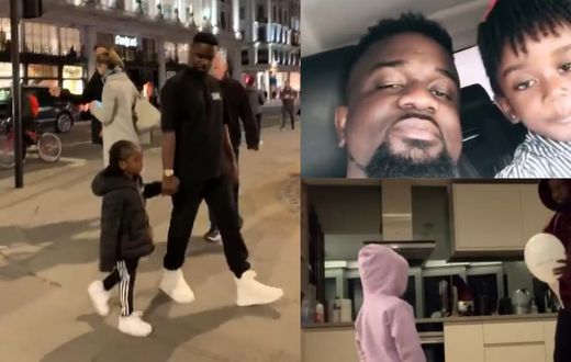 Sarkodie and daughter, Titi