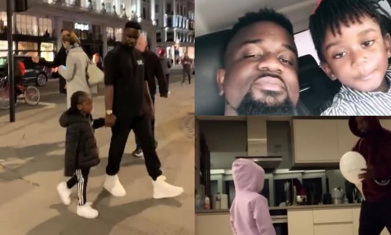Sarkodie and daughter, Titi
