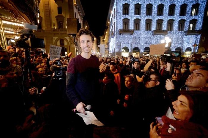 Santori said the march was a "challenge" to Romans to prove their democratic credentials