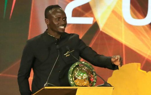 Sadio Mane was in Hurghada to collect his African Player of the Year award
