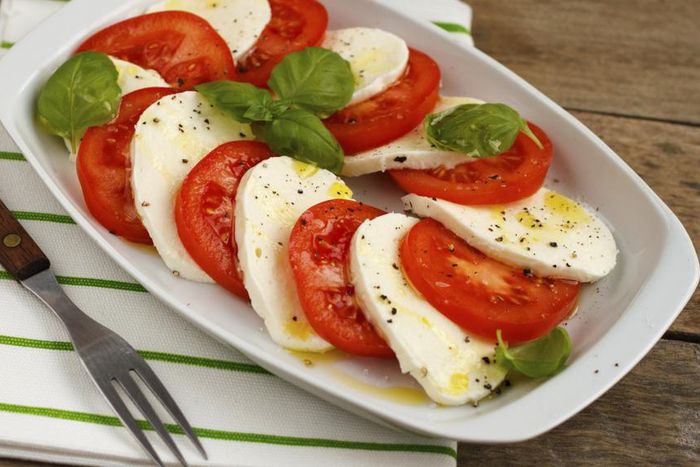 Tomato and mozzarella salad