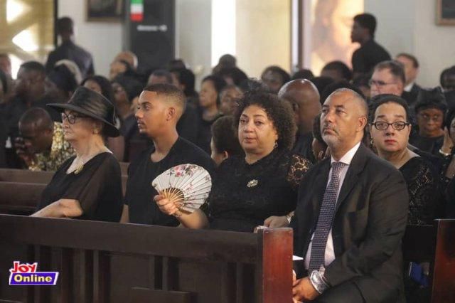 Alex Mould buries daughter Elvina Nah Densua Mould Photo credit: myjoyonline