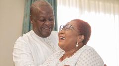 “My husband is...” – Lordina’s Val’s Day message to Mahama could put him to sleep