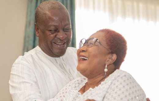 “My husband is...” – Lordina’s Val’s Day message to Mahama could put him to sleep
