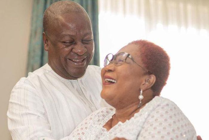 “My husband is...” – Lordina’s Val’s Day message to Mahama could put him to sleep