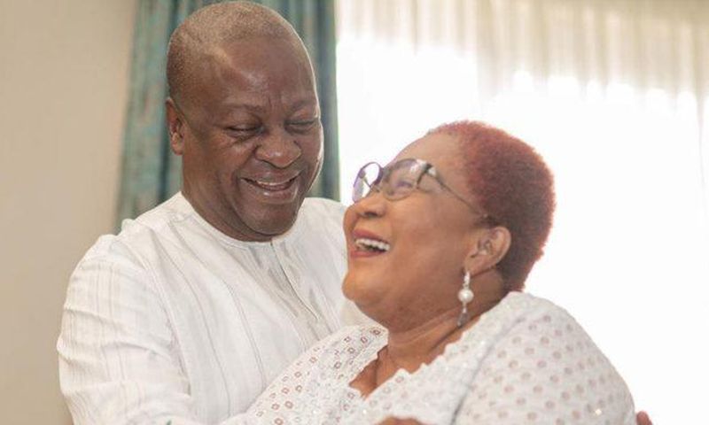 “My husband is...” – Lordina’s Val’s Day message to Mahama could put him to sleep