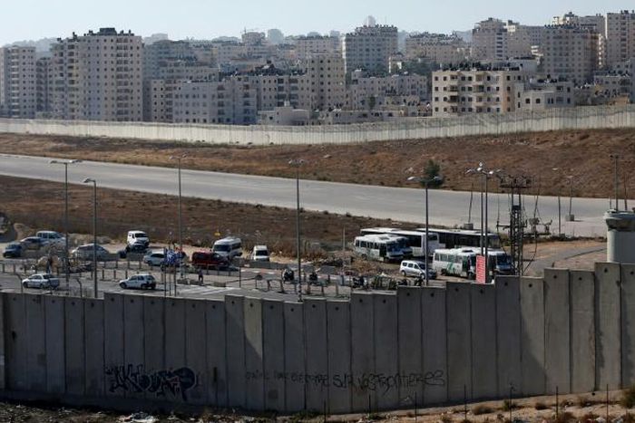 The runway of Jerusalem's Atarot airport, seen here in 2016, lies close to the Qalandia checkpoint between Jerusalem and the main West Bank city of Ramallah