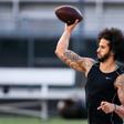 Former NFL quarterback Colin Kaepernick's kneeling protest of racial injustice became a US controversy
