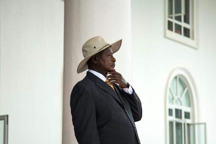 Uganda's President Yoweri Museveni led a march against corruption, but critics say he has done little to really tackle graft in his government