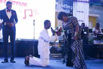 Celestine Donkor and husband