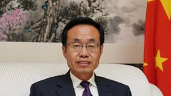 Chinese ambassador to Ghana, Shi Ting Wang