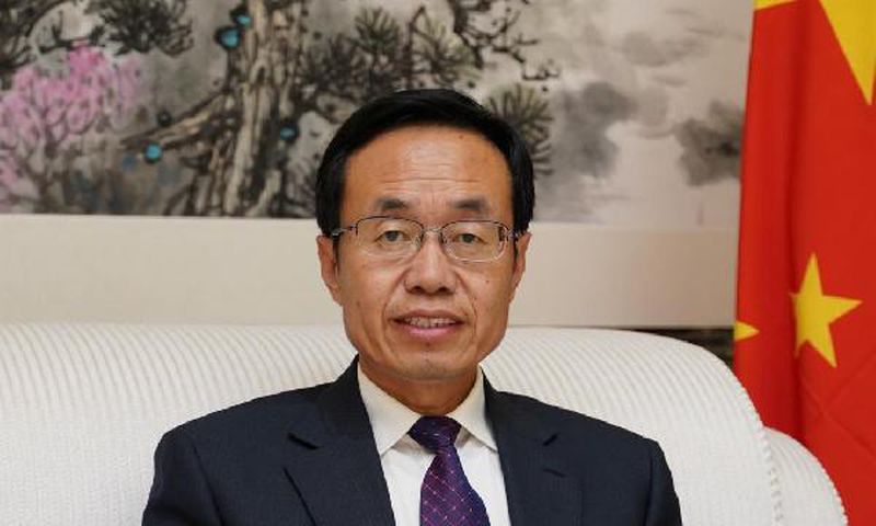 Chinese ambassador to Ghana, Shi Ting Wang