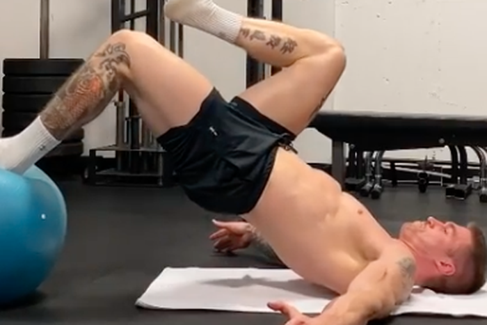 3 Hamstring Exercises Using an Exercise Ball