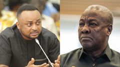 Member of Parliament for Old Tafo, Vincent Ekow Assafuah and President John Mahama