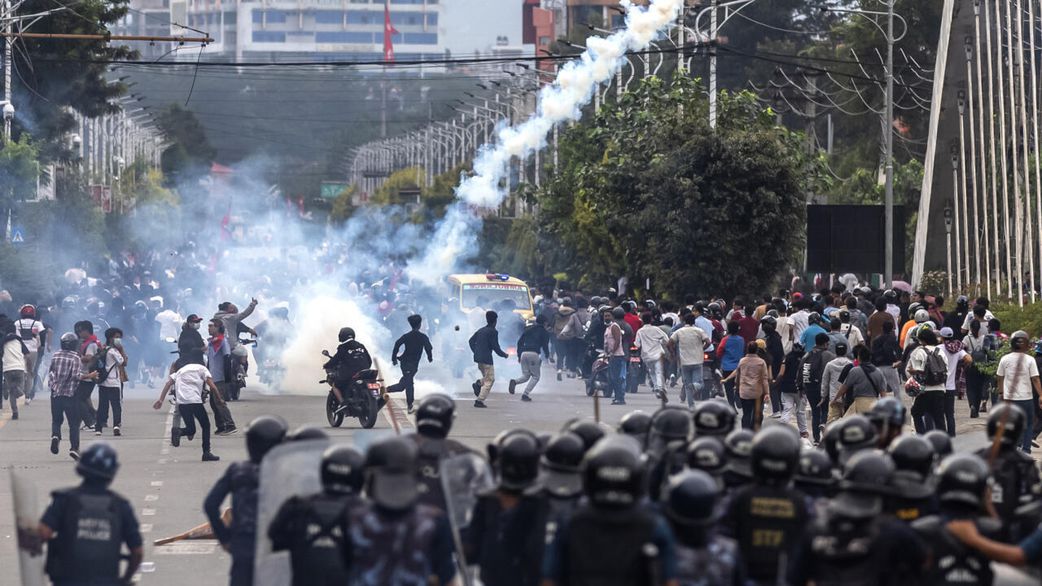 Several social media sites -- including Facebook, YouTube and X -- have been inaccessible in Nepal since Friday after the government blocked 26 unregistered platforms © PRABIN RANABHAT / AFP