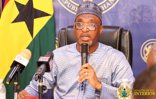 The Minister for the Interior, Mohammed Mubarak Muntaka