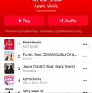 NDC’s campaign song Kwen Kwen 'arrests' number 1 spot on Apple Music Ghana’s Top 100