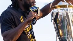 Video: Black Stars player Joseph Paintsil performs latest song to celebrate LA Galaxy MLS Cup triumph
