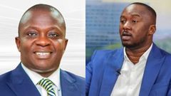 Dr Bryan Acheampong and Malik Basintale