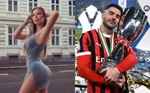 Luisa Kremleva and Theo Hernandez