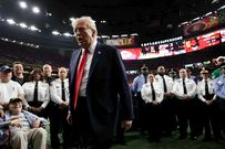 For the first time in history, a sitting U.S. president attended the Super Bowl, as Donald Trump made an appearance just 20 days after returning to the White House.