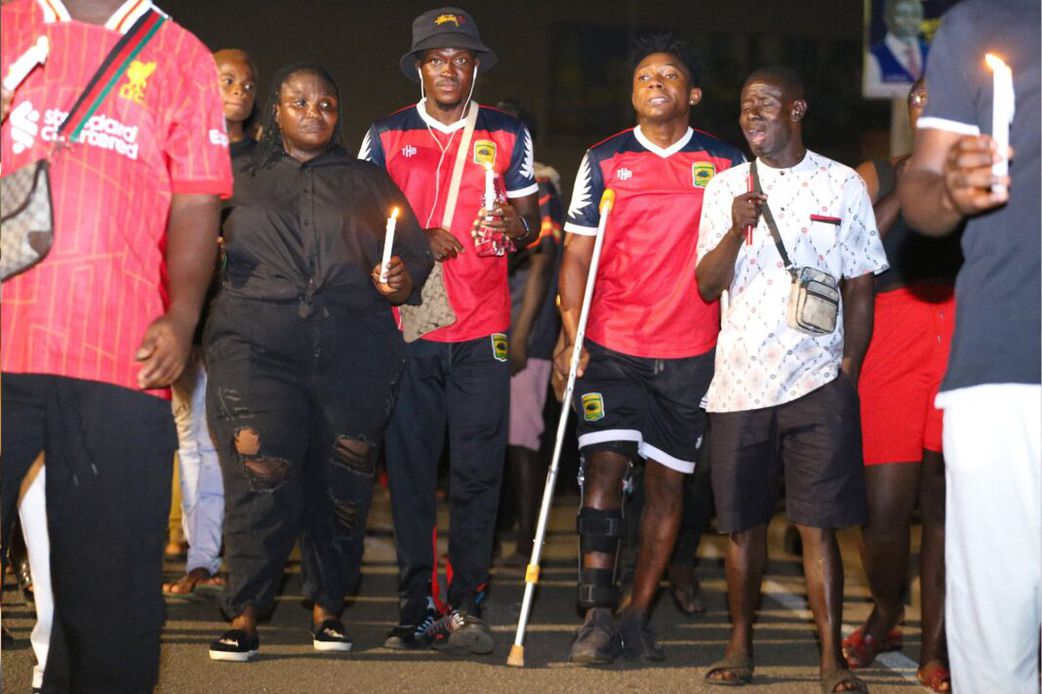 Asante Kotoko vigil