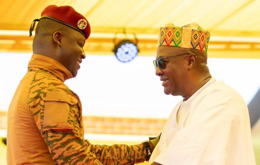 President John Mahama and Captain Ibrahim Traoré