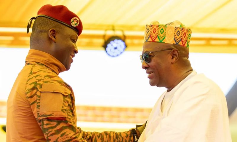 President John Mahama and Captain Ibrahim Traoré