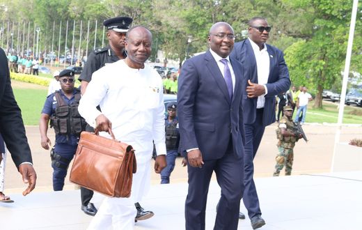 Ken Ofori-Atta and Dr Mahamudu Bawumia