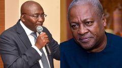 Dr Mahamudu Bawumia and John Mahama