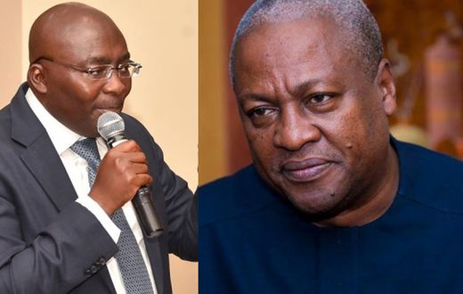 Dr Mahamudu Bawumia and John Mahama