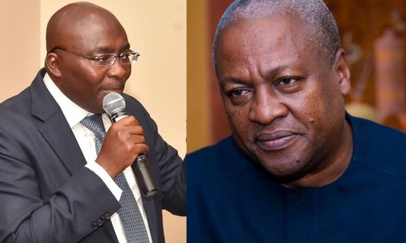 Dr Mahamudu Bawumia and John Mahama