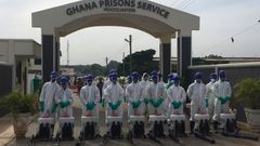 Zoomlion disinfects Prisons headquarters, James Camp Prisons and Soul Clinic school