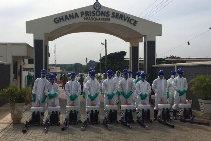 Zoomlion disinfects Prisons headquarters, James Camp Prisons and Soul Clinic school